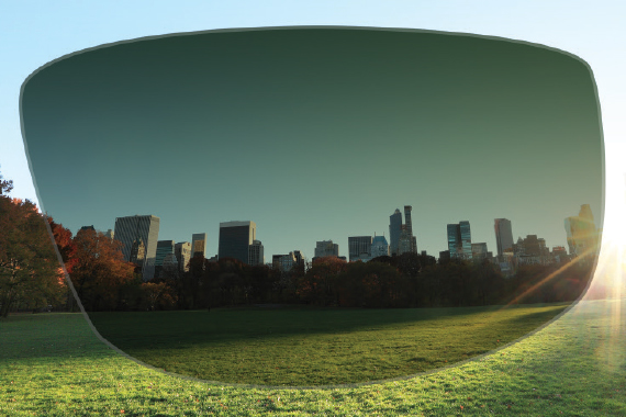 变色的眼镜镜片